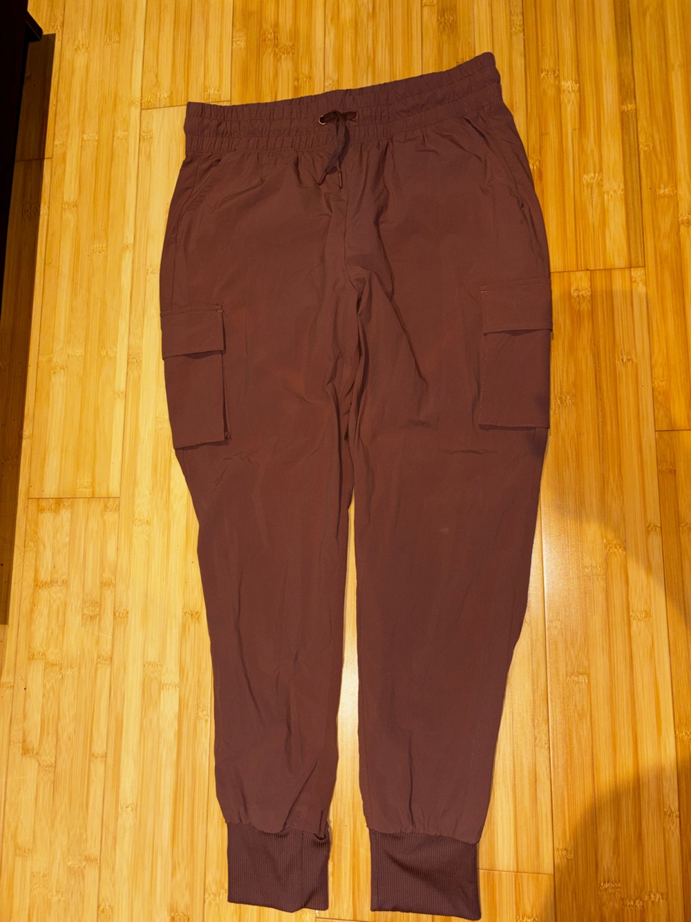 Coppery-Rose Casual Cargo Pants